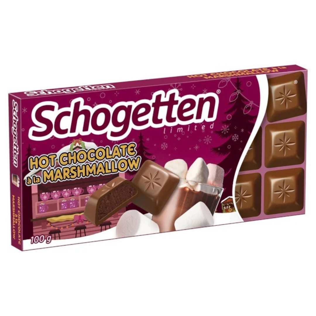Schogetten Hot Chocolate Marshmallow Milk Chocolate (100g)