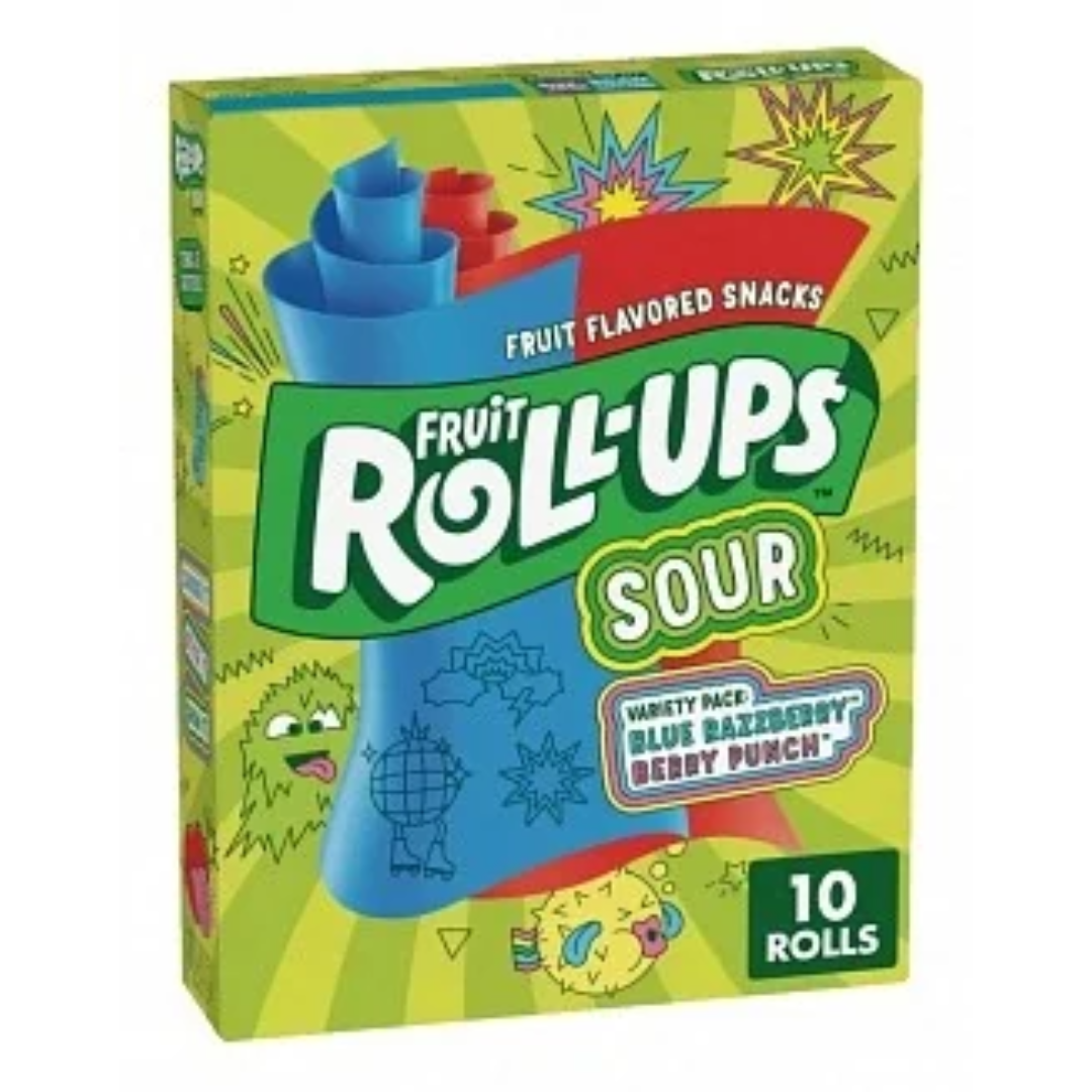 Betty Crocker Fruit Roll-Ups Sour 10 Pack (141g)