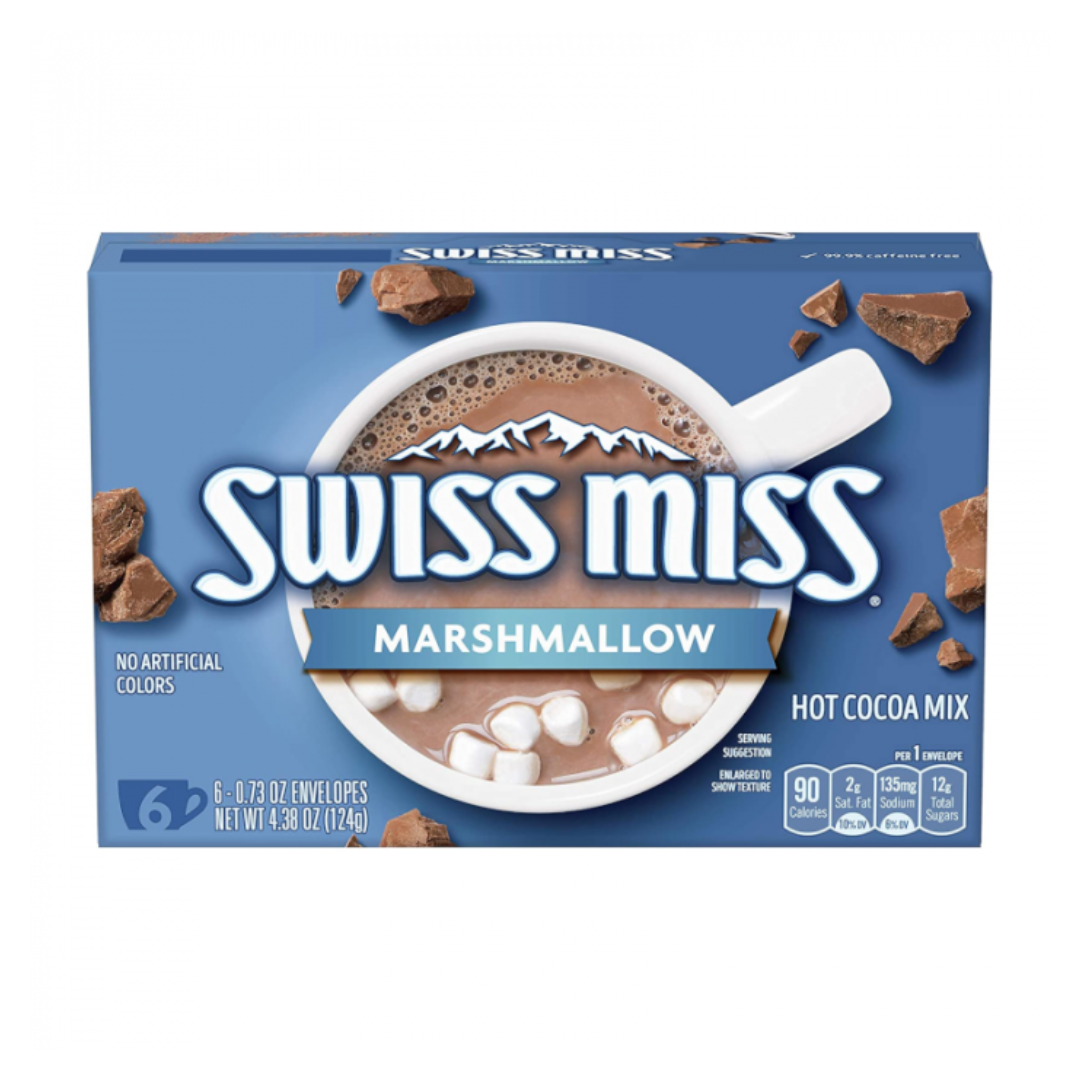 Swiss Miss Marshmallow Hot Cocoa Mix 6-Pack 4.38oz (124g)