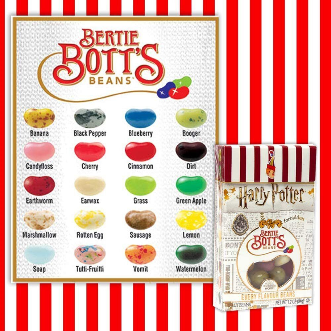 Harry Potter Bertie Botts Beans Every Flavour Beans Box 35g