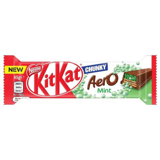 Nestle Kit Kat Chunky Aero Mint Chocolate Bar 45g