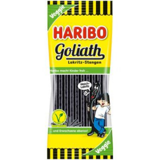 Haribo Goliath liquorice sticks veggie 125g
