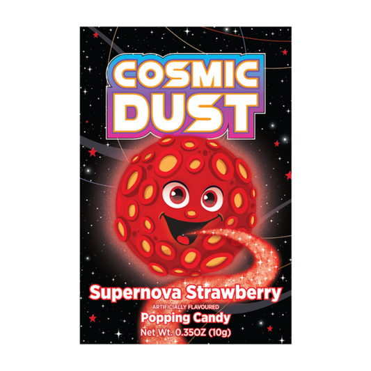 Cosmic Dust Supernova Strawberry Popping Candy 0.35oz (10g)