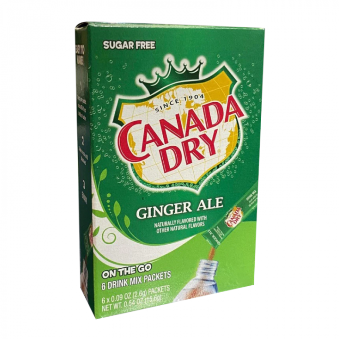 Canada Dry Singles To Go Ginger Ale Drink Mix 0.54oz (15.6g)