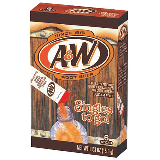 A&W Root Beer Singles To Go 0.53oz (15g)