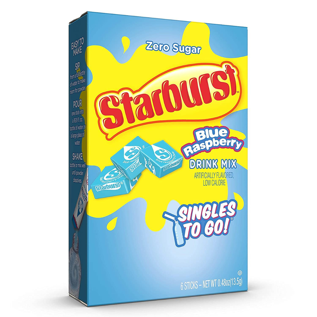 Starburst Blue Raspberry Singles To Go