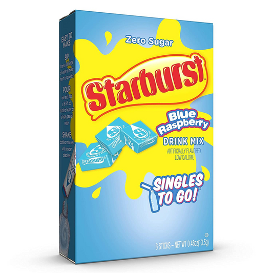 Starburst Blue Raspberry Singles To Go