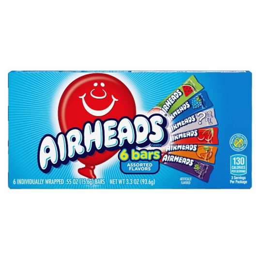 Airheads Assorted 6 Pack (94g)