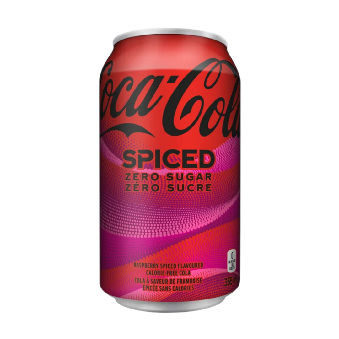 Coca-Cola Raspberry Spiced Zero Sugar 355ml