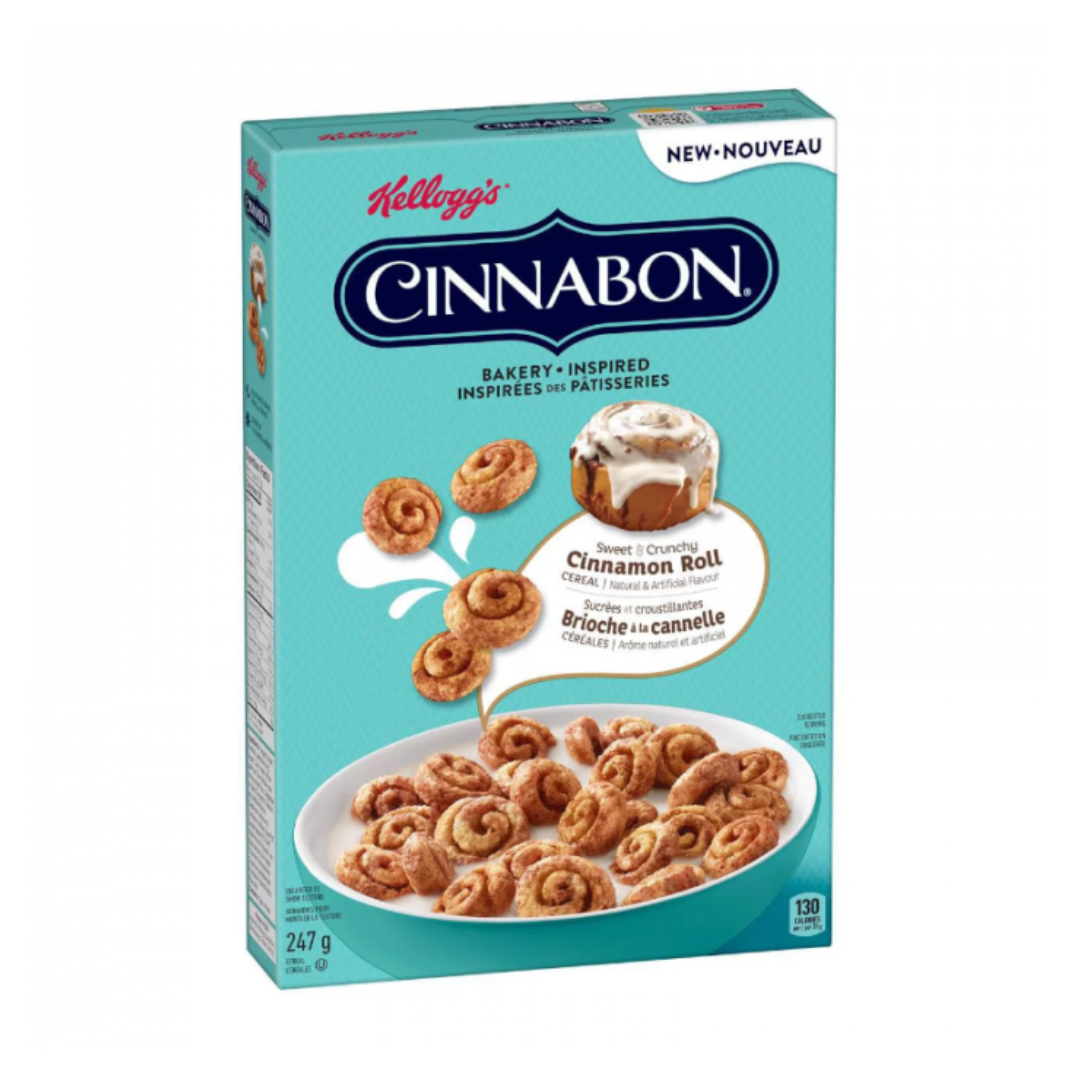 Kellogg's Cinnabon Cinnamon Roll Cereal 247g