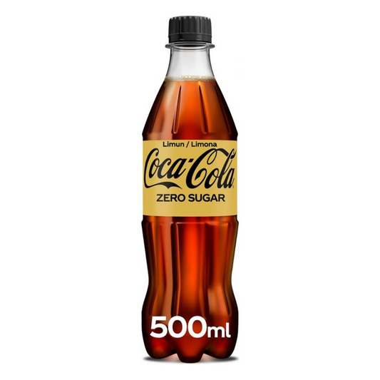 Coke Zero Lemon 500ml bottle