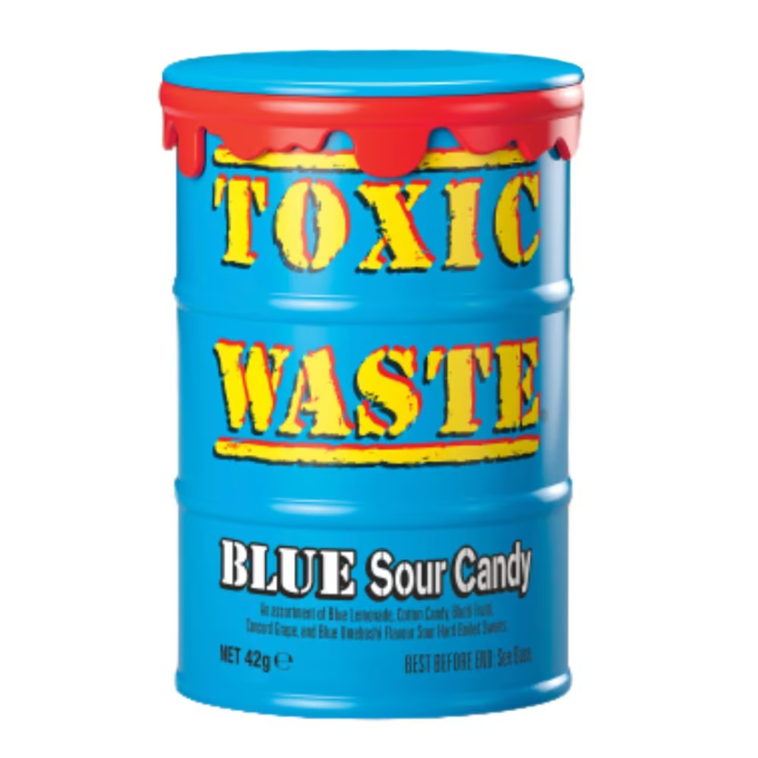 Toxic Waste Blue Drum Extreme Sour Candy 1.5oz (42g)
