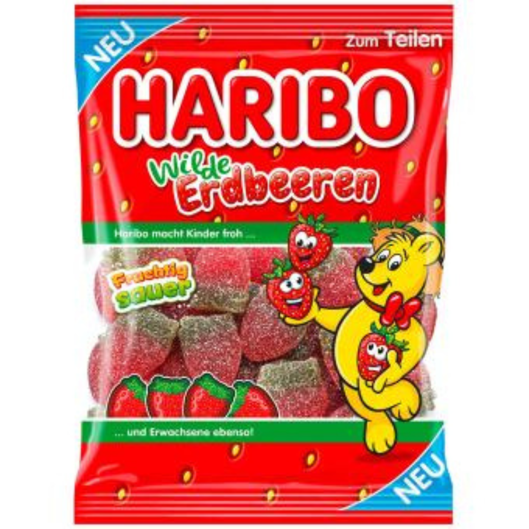 Haribo Wild Strawberries 175g Candylandgalway haribo-wild-strawberries-175g-candylandgalway