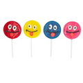 Candy Realms Smiley Face Lollipops 50g - SINGLE LOLLY