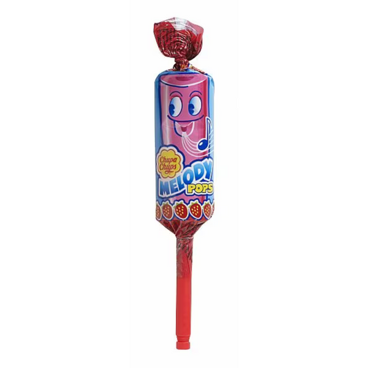 Chupa Chups Melody Pops Strawberry Flavour Lollipops 15g
