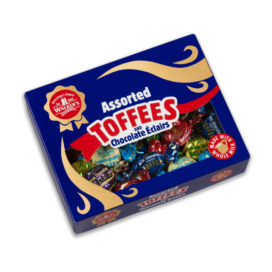 Walker's Nonsuch Assorted Toffee & Chocolate Eclairs Gift Box 350g