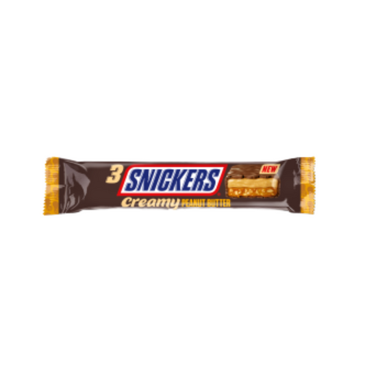 Snickers Creamy Peanut Butter 3 Piece Pack
