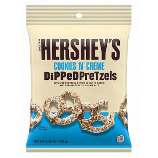 Hershey's Dipped Pretzels Cookies 'N' Creme (120g)