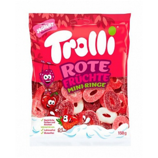 Trolli Mini-Ringe Rote Früchte (150g)