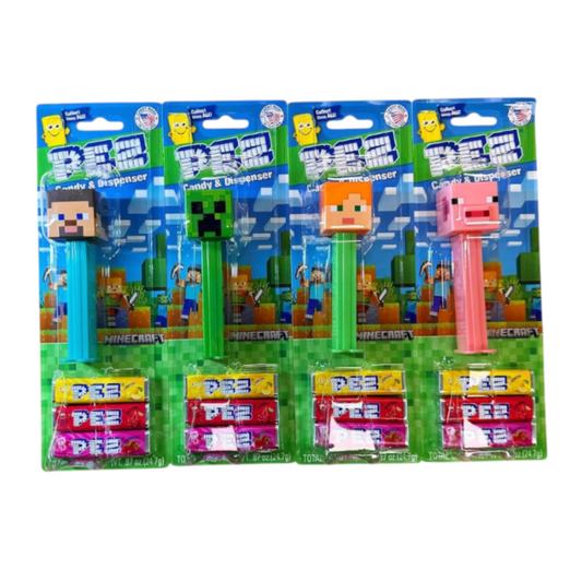 PEZ Minecraft Blister Pack 0.87oz (24.7g) - SINGLE UNIT