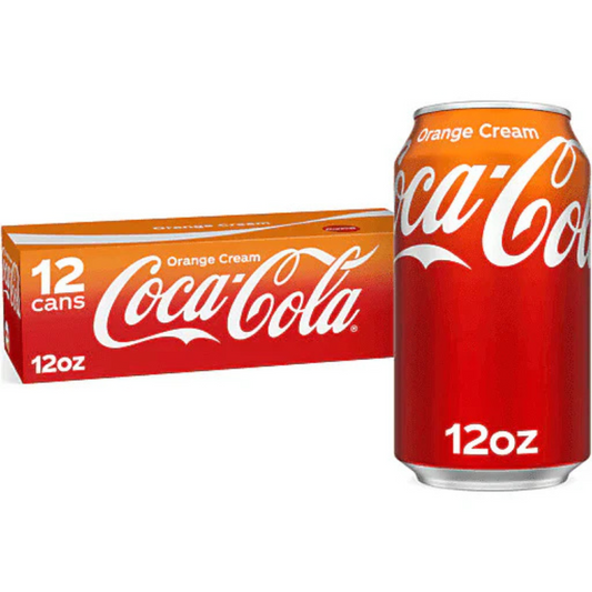 Coca Cola Orange Cream Case of 12 (12 x 355ml) (Includes €1.80 DRS Fee)
