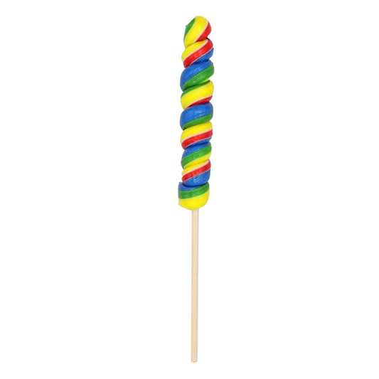 Candy Realms Rainbow Twist Lollipop 55g
