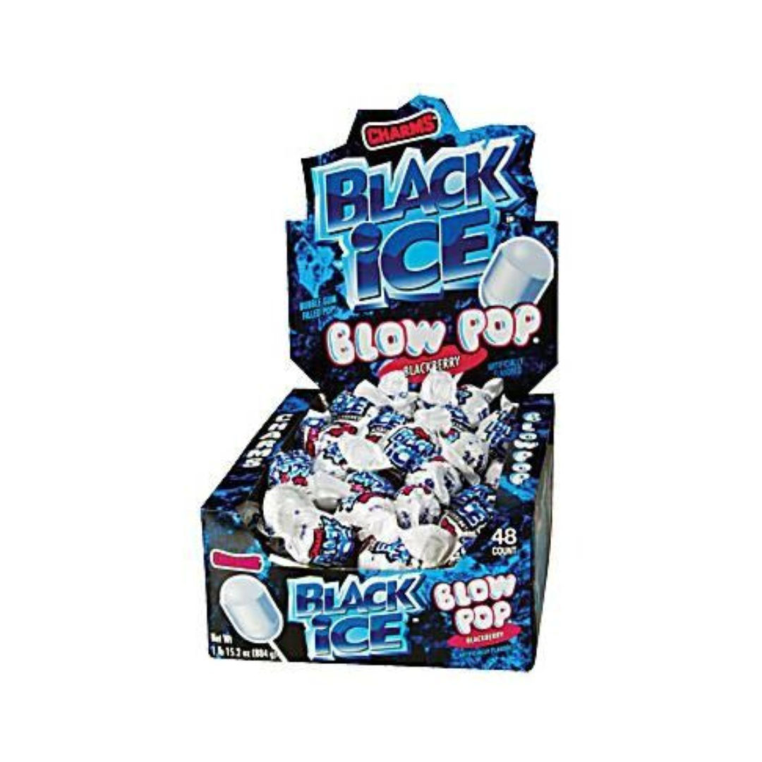 Charms Blow Pops Black ICE - Single Pop