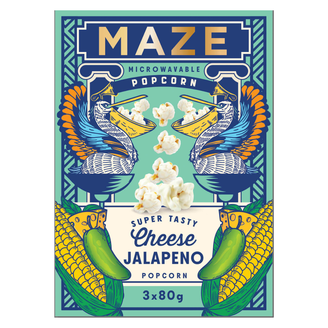 Maze Popcorn Jalapeno Cheddar (240G)