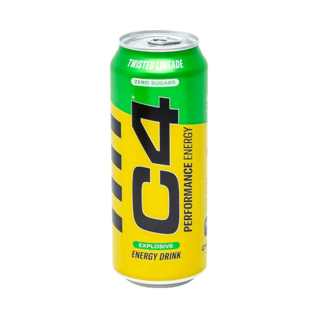 C4 Energy Twisted Limeade 330ml - includes 15c DRS Fee