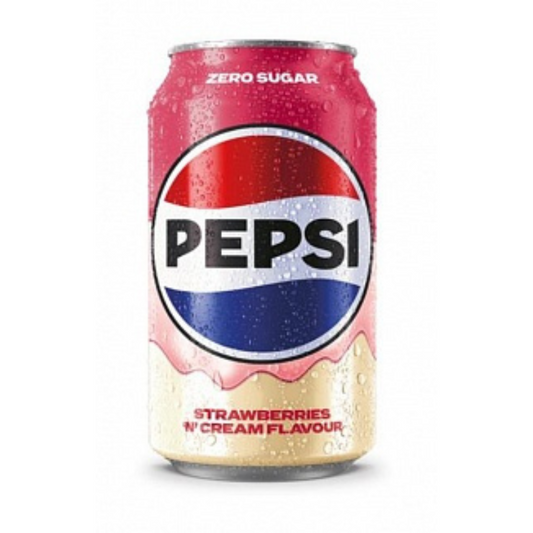 Pepsi Strawberries 'N' Cream Zero - includes 15c DRS Fee