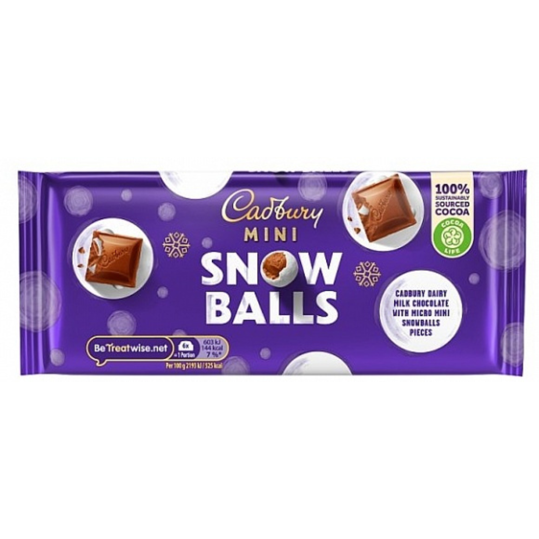 Cadbury Mini Snowballs Bar (110g)