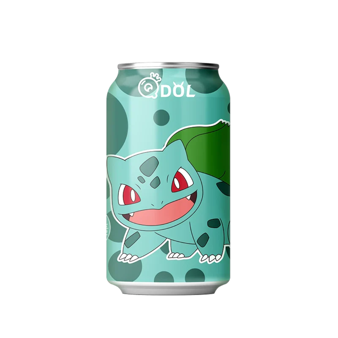 Qdol Pokemon Bulbasaur Grape Sparkling Water - Includes 15c DRS Fee
