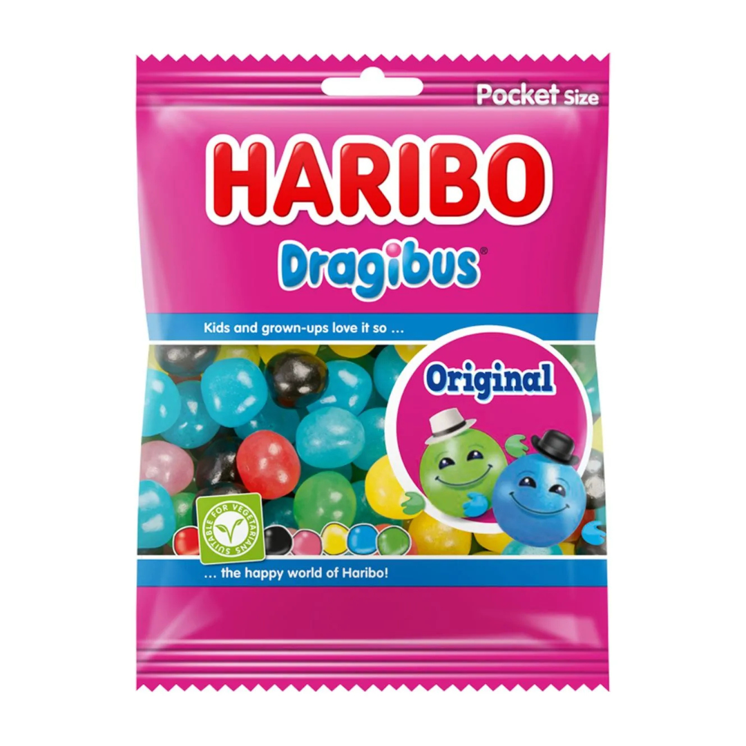 Haribo Dragibus Pocket Pack 80G