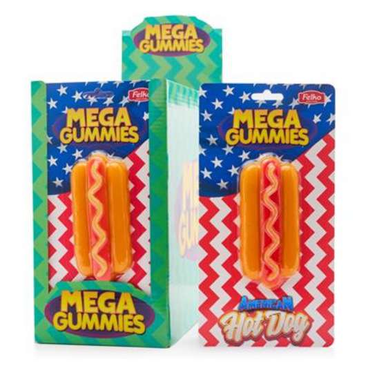Mega Gummies Hot Dog 120G
