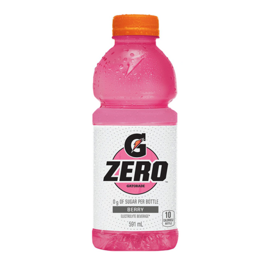 Gatorade Zero Berry 591ml - includes 25C DRS Fee