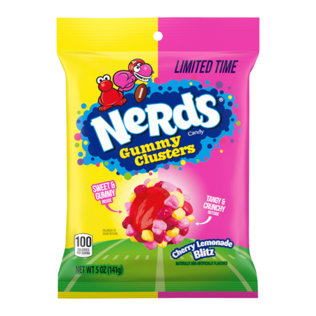Nerds Limited Edition Cherry Lemonade Blitz Gummy Clusters 5oz (141g)