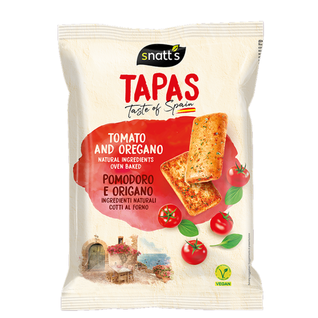 Snatt's Tapas - Tomato & Oregano 120G
