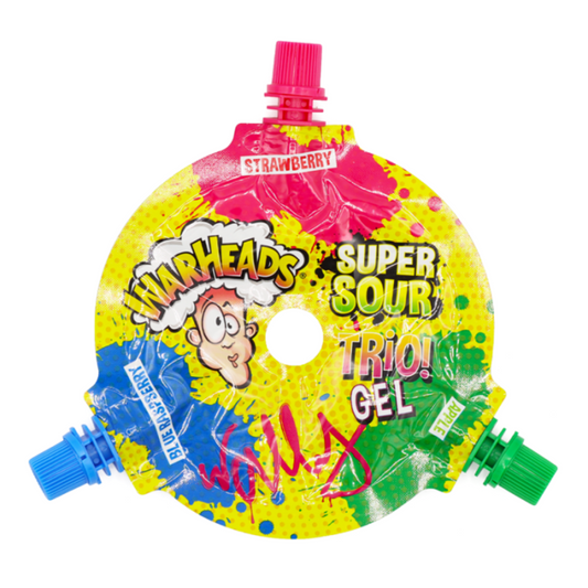 Warheads Sour Gel Wheel Trio