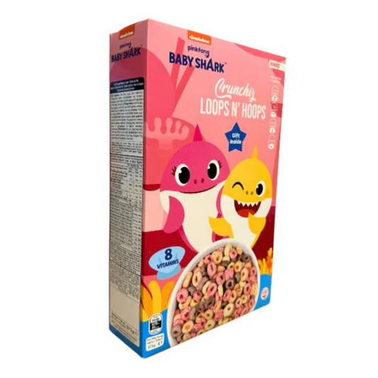 Nickelodeon Baby Shark Loops n' Hoops Cereal 375g