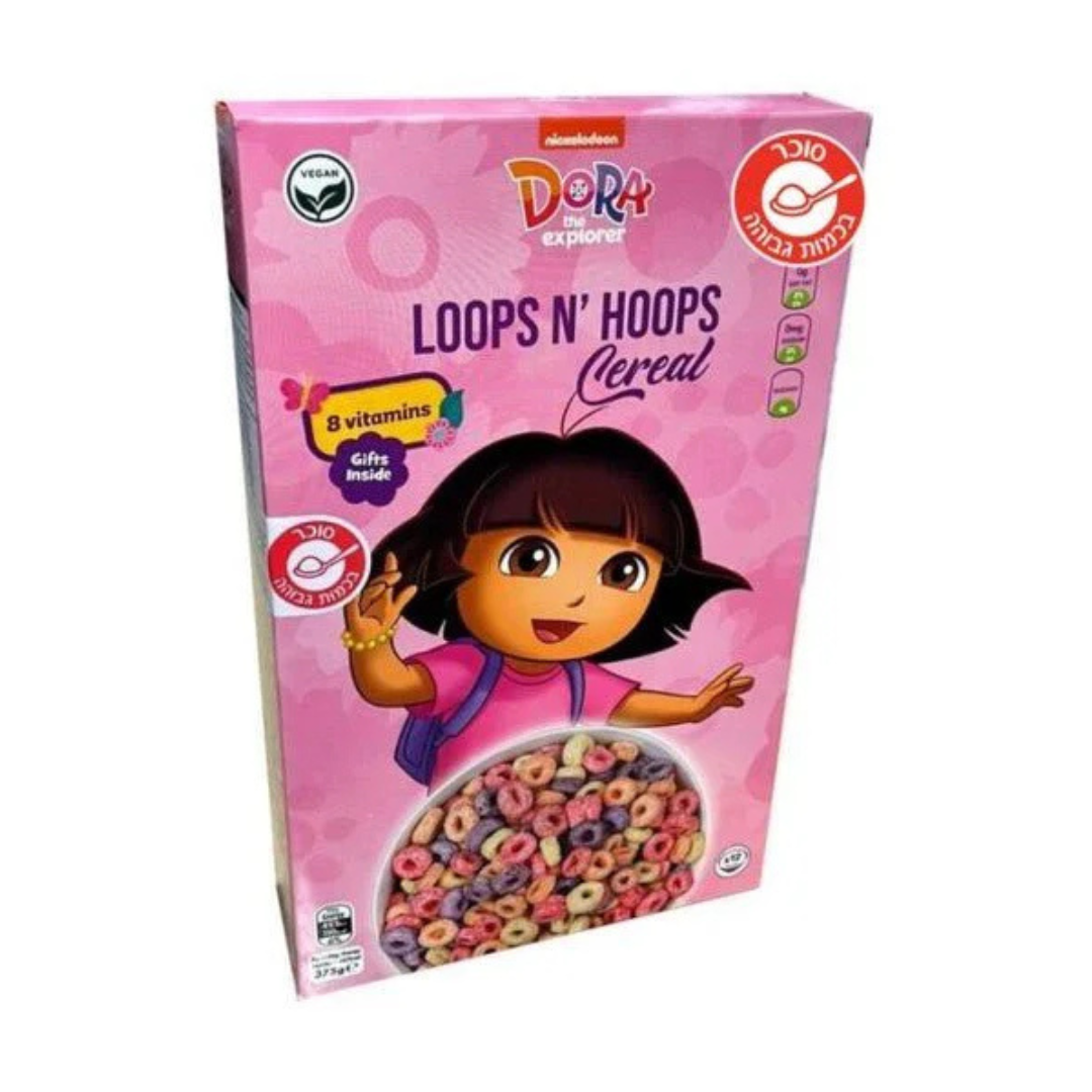 Dora The Explorer Loops n Hoops Cereal
