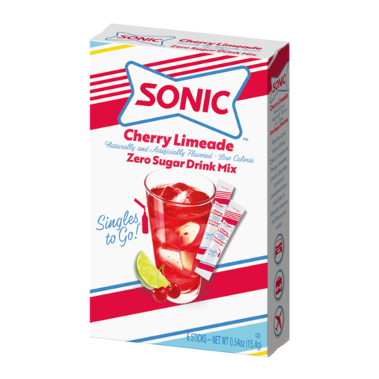 Sonic Zero Sugar Singles to Go Cherry Limeade