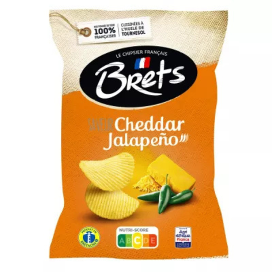 Bret's Jalapeno Cheddar Chips 125g