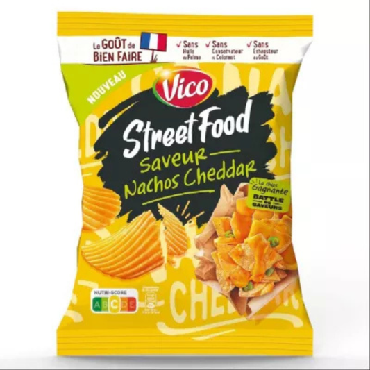 Vico Street Food Chips - Nacho Cheese 120G