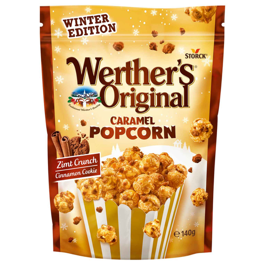 Werther's Original Caramel Popcorn Cinnamon Crunch 140g