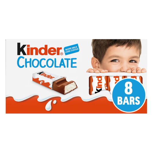 Kinder Chocolate Bars Multipack 8 X 12.5g