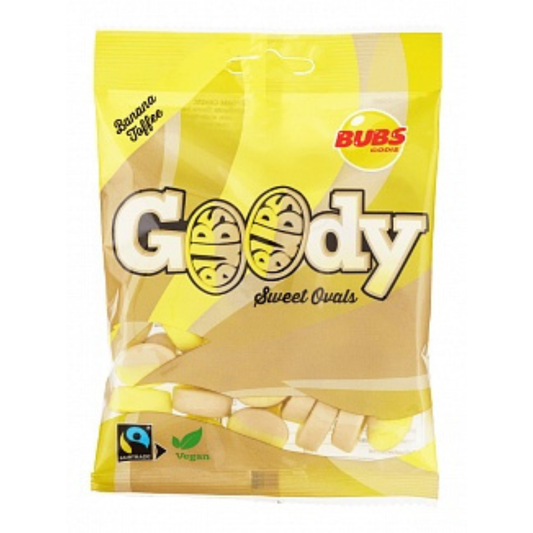 BUBS Goody Sweet Ovals Banana Toffee (90g)