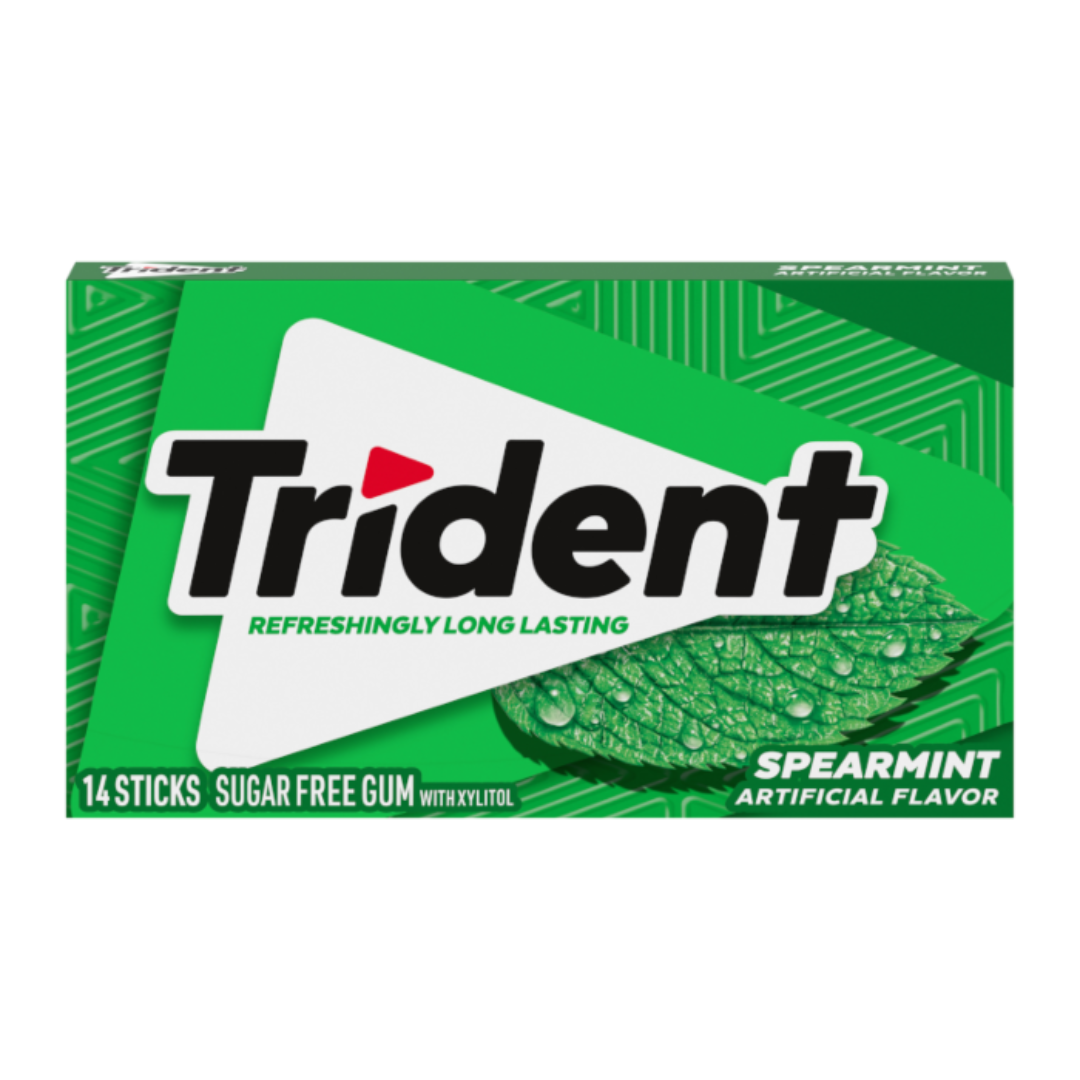 Trident Spearmint Sugar Free Gum