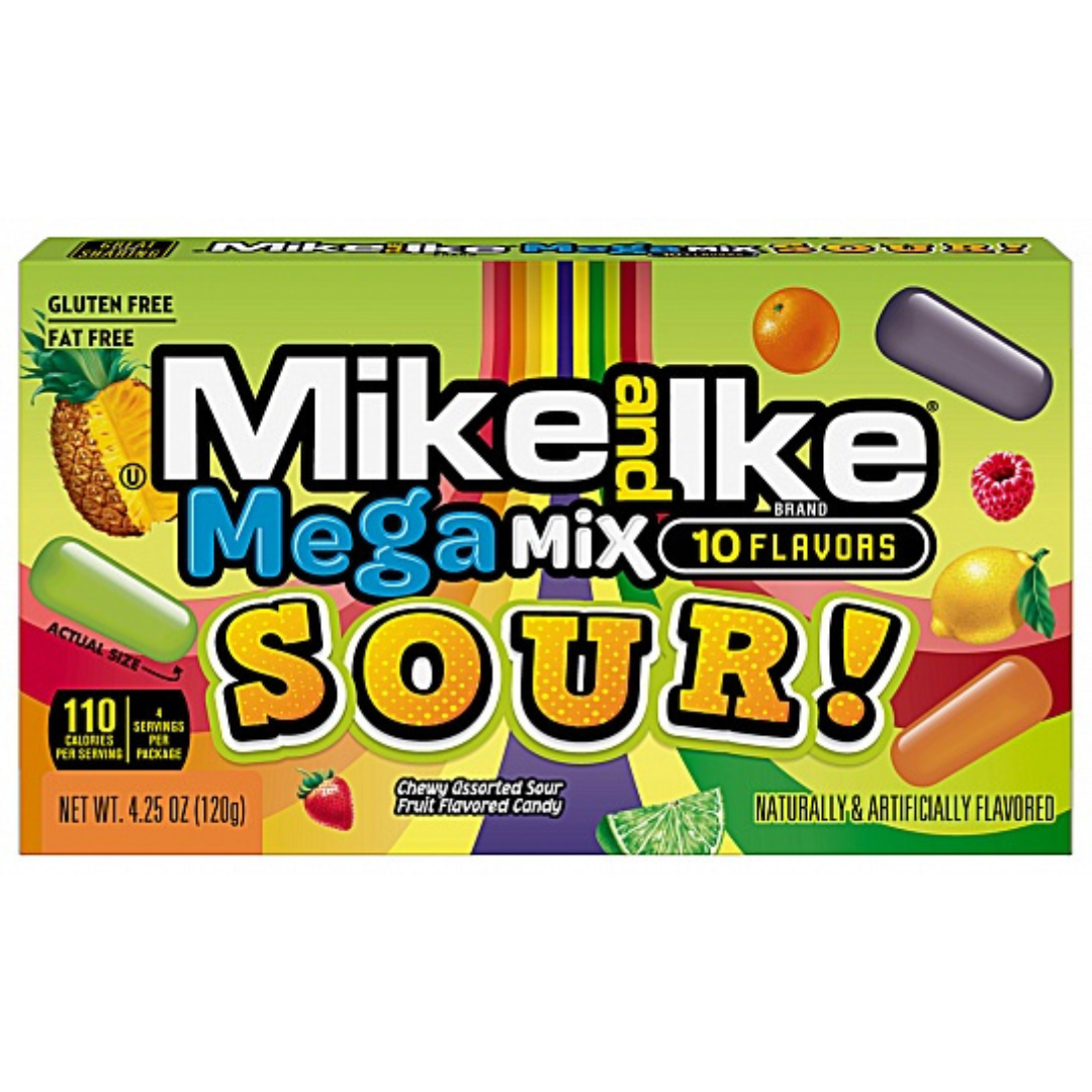 Mike and Ike Mega Mix Sour (120g)