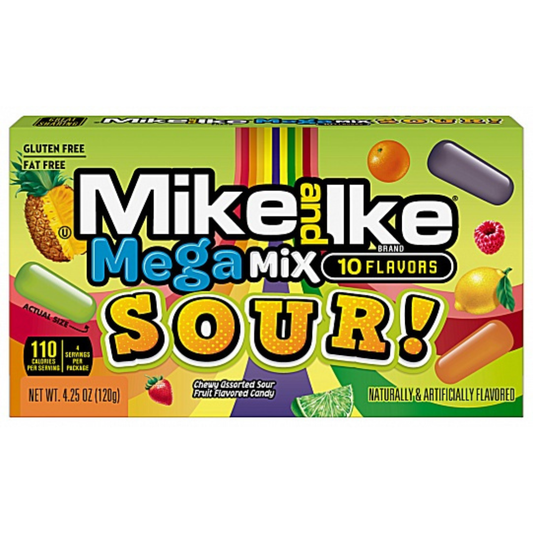 Mike and Ike Mega Mix Sour (120g)