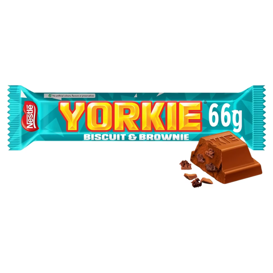 Yorkie Duo Biscuit & Brownie Bar 66g
